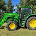 JD 6125R cw '22' JD 623M Loader - 6206hrs